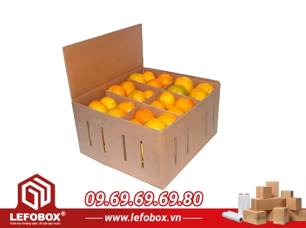 Sản xuất thùng carton đựng trái cây huyện Củ Chi
