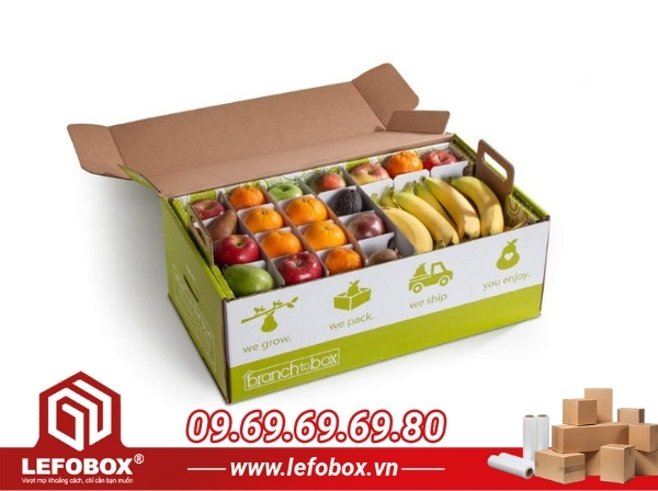 Sản xuất thùng carton cho ngành nông nghiệp