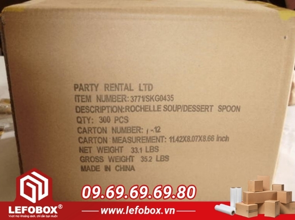 Shipping mark dạng in