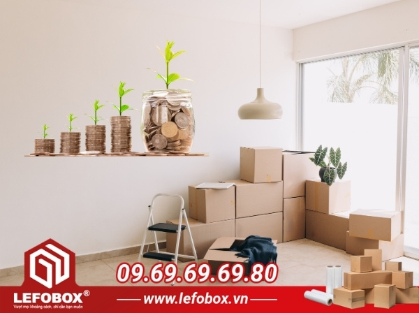 Sử dụng thùng carton đựng đồ nội thất giúp gia đình tiết kiệm chi phí đóng gói đáng kể