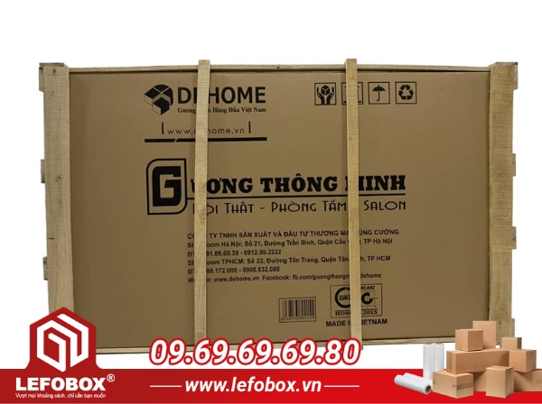 tại sao nên mua thùng carton đựng gương lefobox