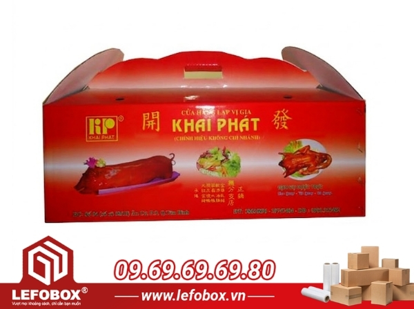 Tại sao nên sử dụng thùng carton đựng heo quay