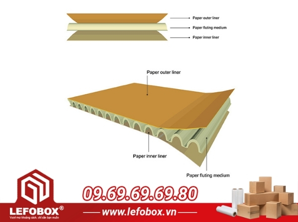 Thành phần giấy bìa carton