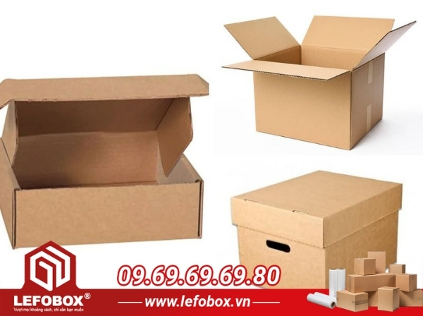 Các thiết kế của hộp carton đóng hàng Shopee