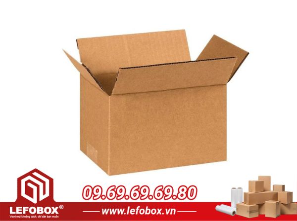 Thiết kế của thùng carton 60x40x40cm 5 lớp thuận tiện cho việc sắp xếp hàng hóa lên xe hoặc lưu kho