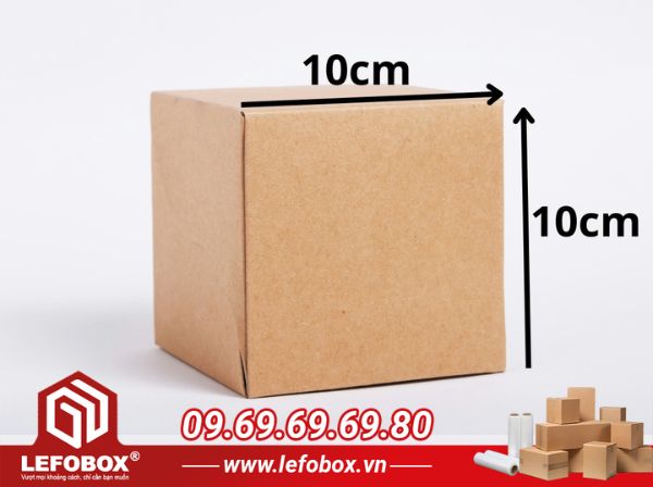 Thùng carton Ship COD 10x10x8 3 lớp giá rẻ tại LEFOBOX