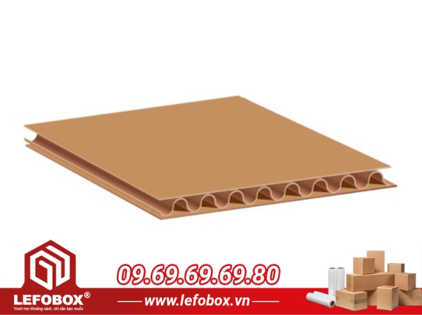 Thùng carton 60x40x40cm được cấu tạo 3 lớp chắc chắn