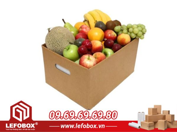 Thùng carton 60x40x40cm 5 lớp đựng thực phẩm