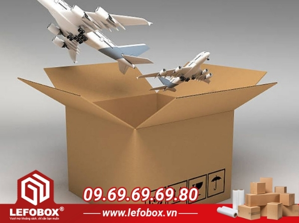 Thùng carton 60x60x60 đóng hàng đi máy bay