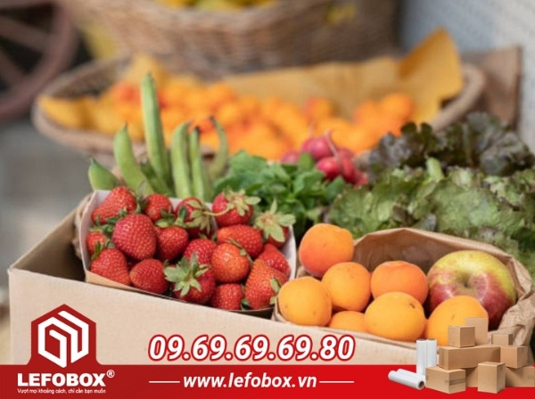 Thùng carton 60x60x60 đựng thực phẩm