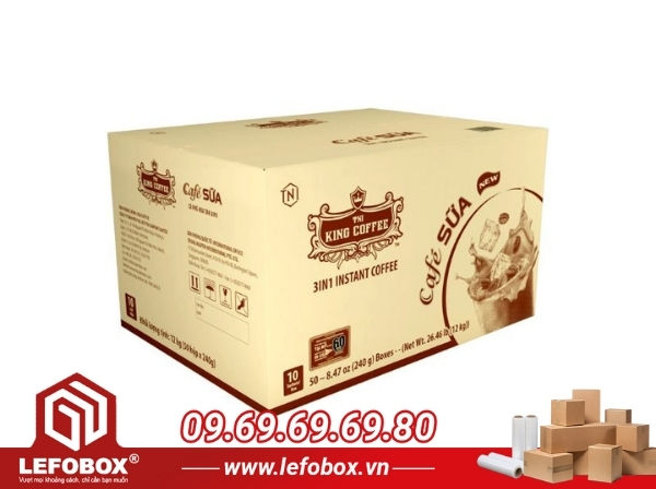 Thùng carton A1 đựng cà phê