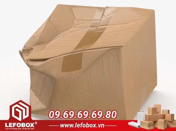 Thùng carton cắt giảm nguyên liệu kém chất lượng