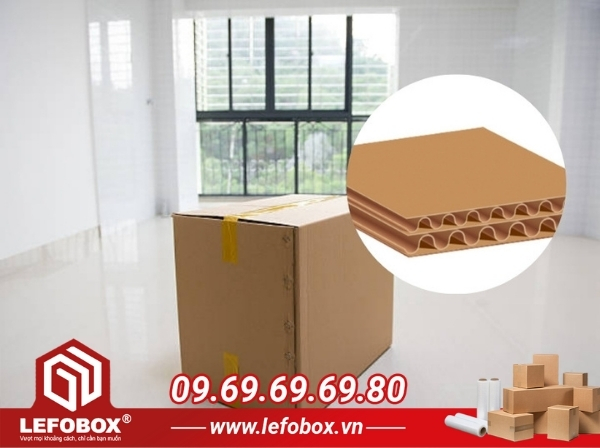 Thùng carton chuyển nhà 5 lớp giúp bảo quản đồ đạc tốt hơn