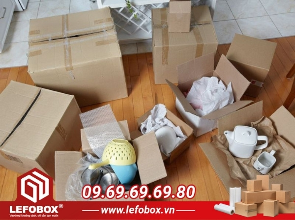 Thùng carton đối khẩu chuyển nhà huyện Bình Chánh