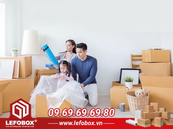 Thùng carton chuyển nhà đựng đồ gia dụng