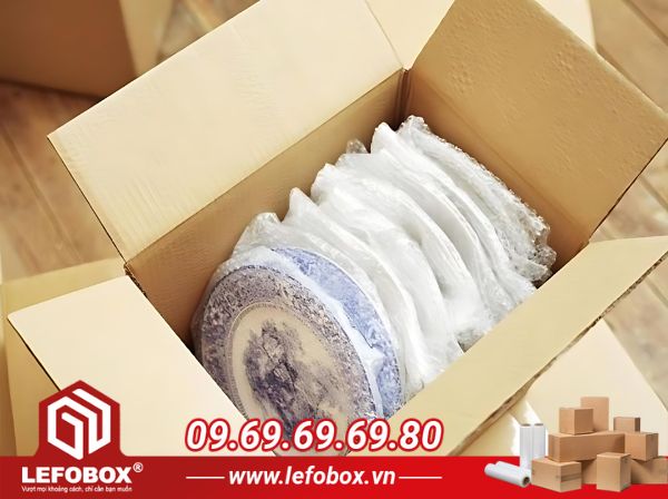 Thùng carton cũ Bình Chánh đựng hàng gia dụng