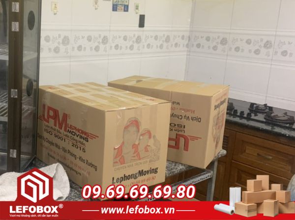 Thùng carton đóng gói đồ đạc chuyển nhà