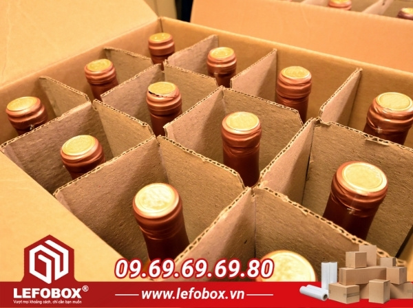 Thùng carton đóng rượu vang