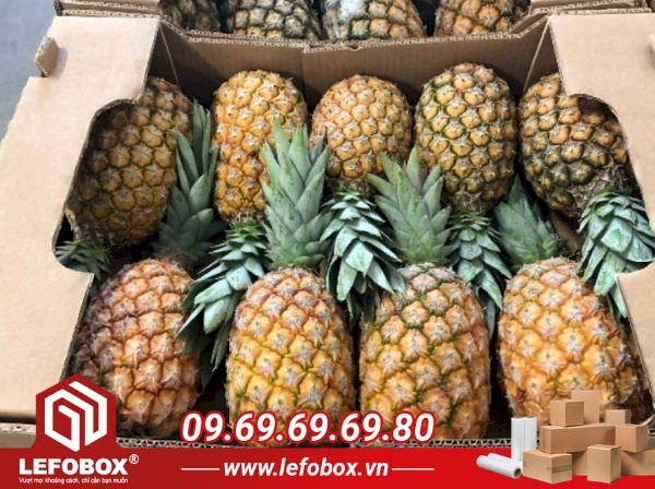 Thùng carton đựng dứa 5 lớp chịu lực tốt