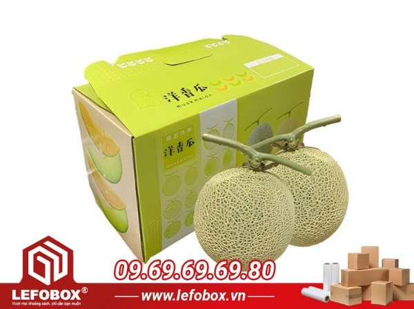 Vì sao nên sử dụng thùng carton đựng dưa lưới?