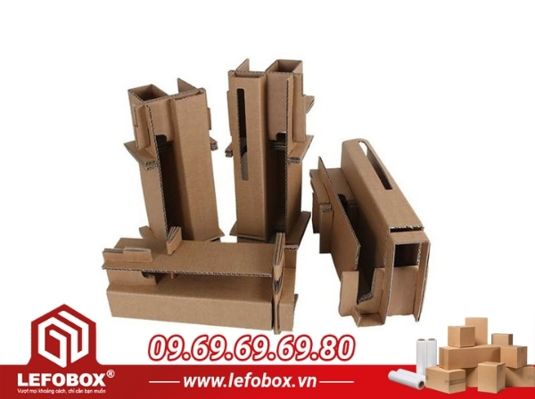 Thùng carton đựng gỗ xuất khẩu cuốn gấp