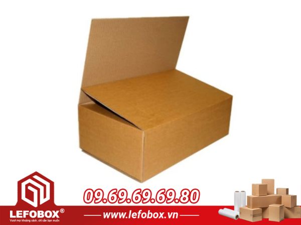 Thùng carton đựng hồ sơ văn phòng nắp chồm