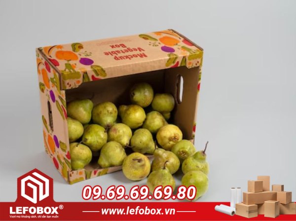 Thùng carton đựng lê