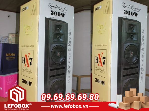 thùng carton đựng loa in offset