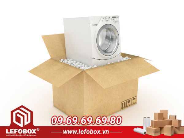 Thùng carton chuyển nhà đựng máy giặt