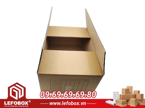 Thùng carton đựng máy móc công nghiệp đối khẩu