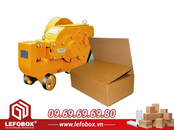 Thùng carton đựng máy móc công nghiệp nắp chồng