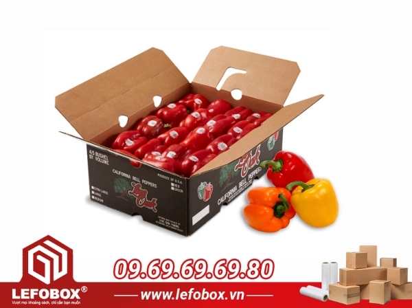 Lợi ích của thùng carton đựng ớt chuông