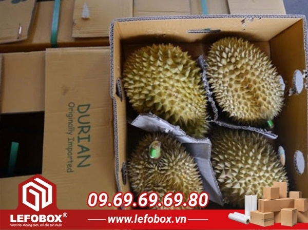 Thùng carton đựng sầu riêng 5 lớp