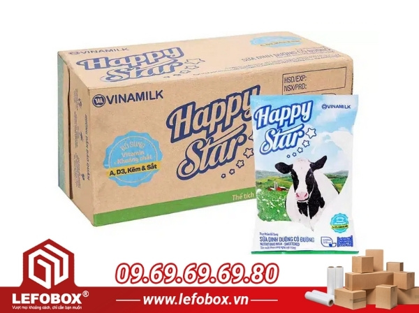 Thùng carton đựng sữa bịch