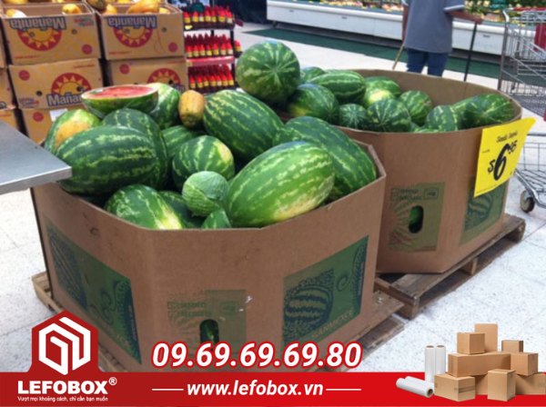 Thùng carton cho dưa hấu