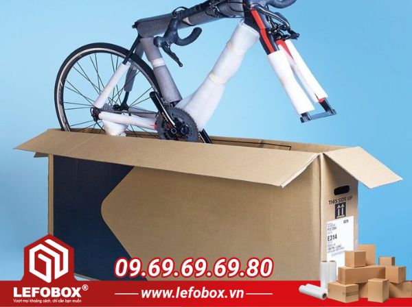 Thùng carton đựng xe đạp có chống xốc