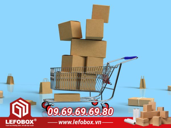 Thùng carton thường xuyên được mua để đóng gói hàng kinh doanh online tại quận Tân Phú