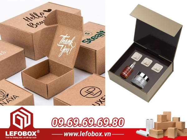thùng carton gấp đựng mỹ phẩm