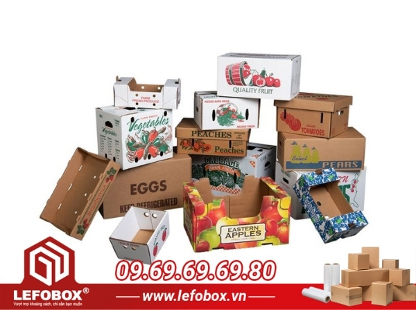 Thùng carton đựng nông sản huyện Cần Giờ