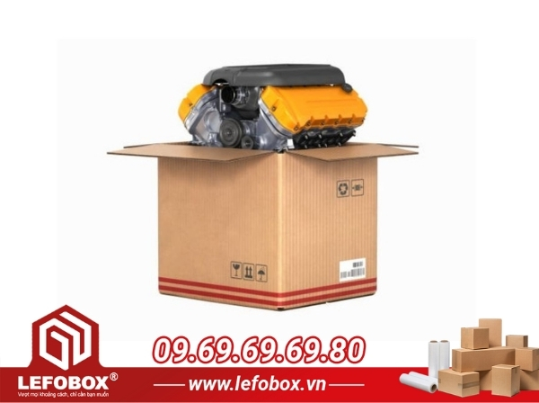 Thùng carton sóng BC đựng sản phẩm công nghiệp nặng