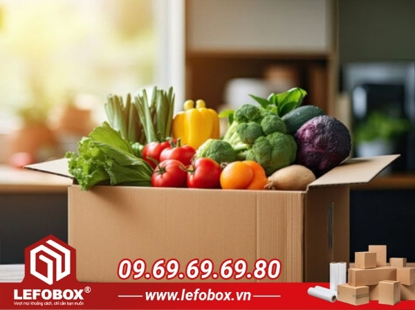 Thùng carton sóng C đựng nông sản 