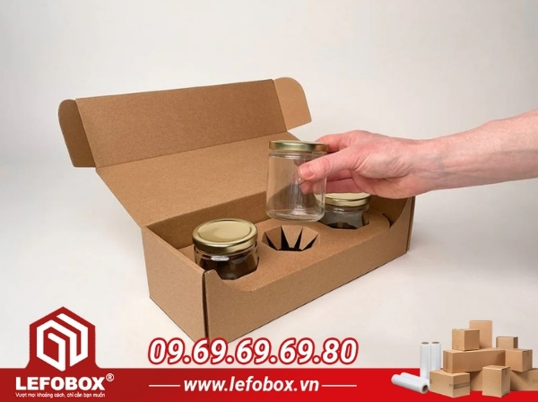 Thùng carton vận chuyển đồ dễ vỡ có khung định hình
