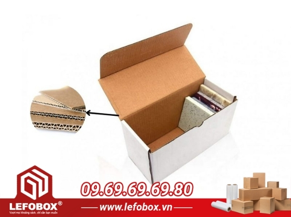 Thùng carton đựng vật liệu xây dựng có nhiều lớp