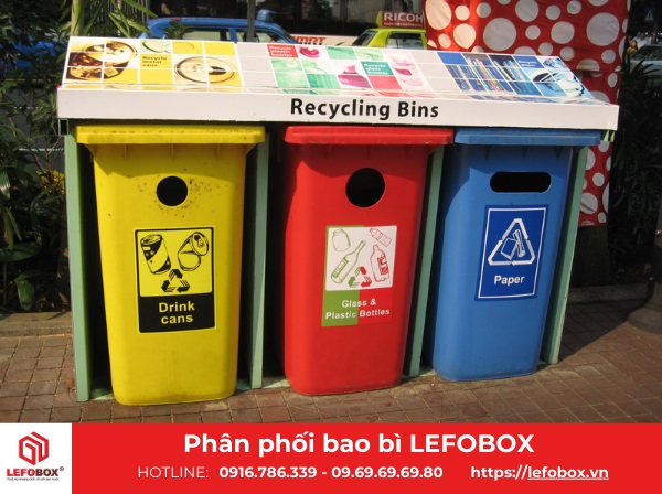 Thùng rác phân loại giúp bảo vệ môi trường