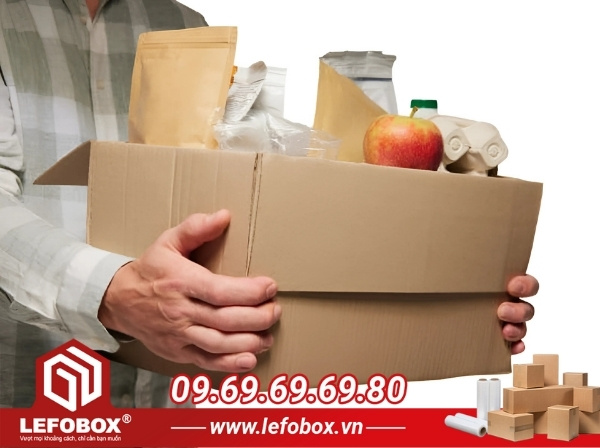 Ứng dụng của thùng carton 3 lớp đựng thực phẩm nhẹ