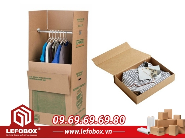 Ứng dụng thùng carton trong ngành thời trang