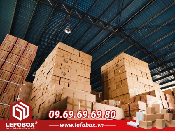 Thùng carton có khả năng chịu lực tốt có thể dễ xếp chồng