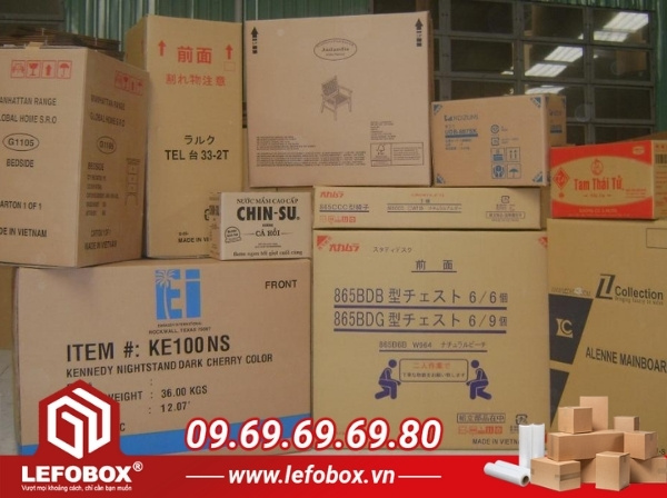 Ưu tiên các loại thùng carton cũ nguyên vẹn không ẩm mốc