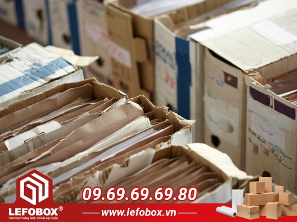 Vì sao lại cần dùng thùng carton đựng chứng từ?
